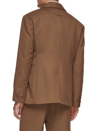 Back View - Click To Enlarge - RE: BY MAISON SANS TITRE - Single Breasted Wool Blazer
