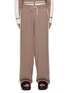 Main View - Click To Enlarge - RE: BY MAISON SANS TITRE - Straight Leg Contrasting Stripe Knit Pants
