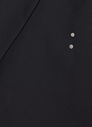  - RE: BY MAISON SANS TITRE - Detachable Strap Double Breasted Dropped Shoulder Blazer