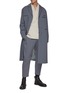 Figure View - Click To Enlarge - RE: BY MAISON SANS TITRE - Tapered Leg Adjustable Cropped Pants
