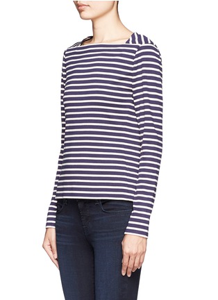 Front View - Click To Enlarge - TORY BURCH - Eden sailor striped top