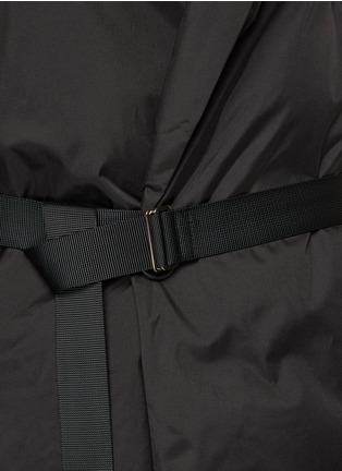  - RE: BY MAISON SANS TITRE - Belted Double Breasted Puffer Blazer