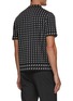 Back View - Click To Enlarge - NEIL BARRETT - Pied-De-Bolt Reflective Knit Polo