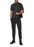 Figure View - Click To Enlarge - NEIL BARRETT - Pied-De-Bolt Reflective Knit Polo
