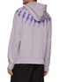 Back View - Click To Enlarge - NEIL BARRETT - Fairisle Thunderbolt Hoodie