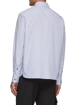 Back View - Click To Enlarge - NEIL BARRETT - Thunderbolt Motif Loose Fit Shirt