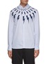 Main View - Click To Enlarge - NEIL BARRETT - Thunderbolt Motif Loose Fit Shirt