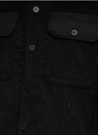  - NEIL BARRETT - Zigzag Quilted Back Jacket