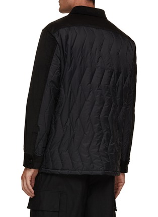Back View - Click To Enlarge - NEIL BARRETT - Zigzag Quilted Back Jacket
