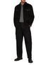 Figure View - Click To Enlarge - NEIL BARRETT - Zigzag Quilted Back Jacket