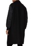 Back View - Click To Enlarge - NEIL BARRETT - Single Breasted Oversized Opera Coat