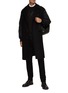 Figure View - Click To Enlarge - NEIL BARRETT - Single Breasted Oversized Opera Coat