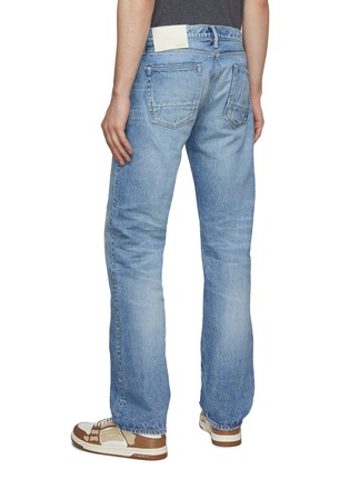 Back View - Click To Enlarge - WASHI - Kozo Choka Distressed Straight Leg Jeans