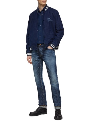 Figure View - Click To Enlarge - WASHI - Sourai Wash Tapered Leg Jeans
