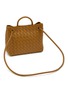 Detail View - Click To Enlarge - BOTTEGA VENETA - Small Andiamo Woven Leather Shoulder Bag