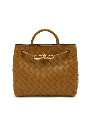 Main View - Click To Enlarge - BOTTEGA VENETA - Small Andiamo Woven Leather Shoulder Bag