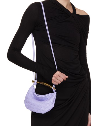 Figure View - Click To Enlarge - BOTTEGA VENETA - Mini Sardine Woven Leather Handbag