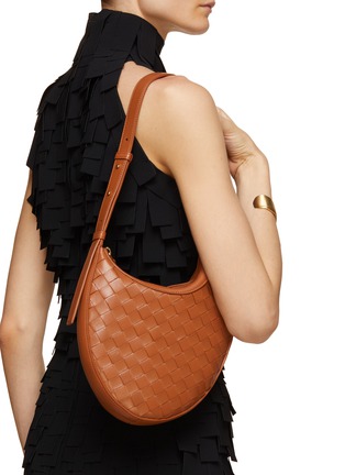 Figure View - Click To Enlarge - BOTTEGA VENETA - Small Drop Intrecciato Leather Bag