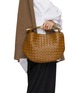 Figure View - Click To Enlarge - BOTTEGA VENETA - Sardine Intrecciato Leather Bag