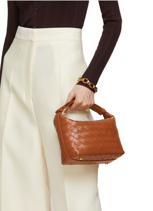 Figure View - Click To Enlarge - BOTTEGA VENETA - Small Intrecciato Leather Bag