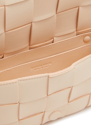 Detail View - Click To Enlarge - BOTTEGA VENETA - Small Cassette Intreccio Leather Crossbody Bag