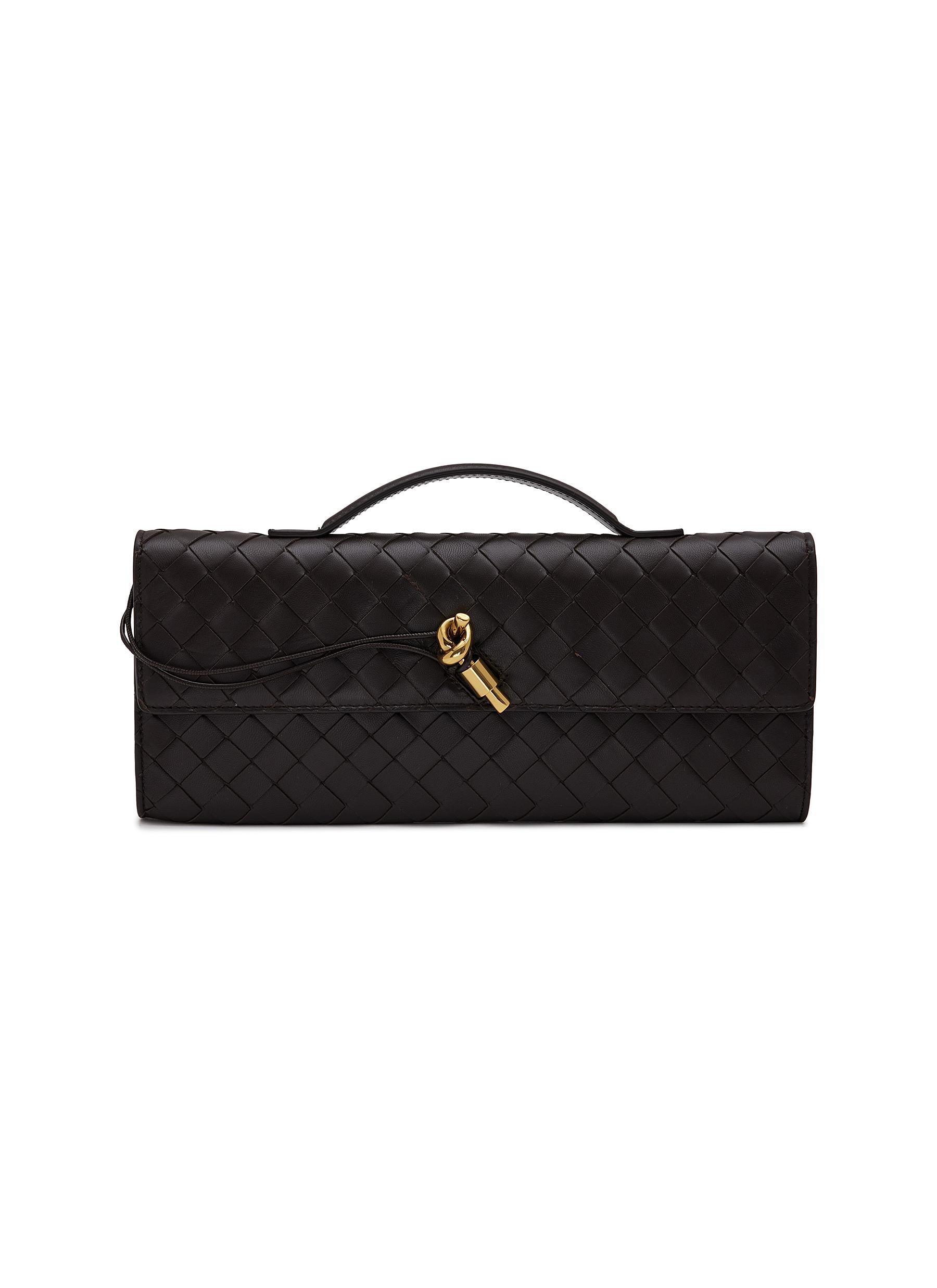 Knot Intrecciato 15 Leather Long Clutch