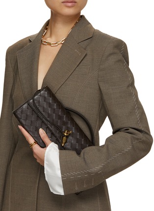 Figure View - Click To Enlarge - BOTTEGA VENETA - Knot Intrecciato 15 Leather Long Clutch