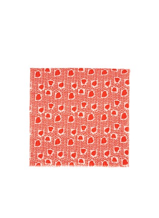 Main View - Click To Enlarge - STELLA MCCARTNEY - Heart print cotton-modal scarf