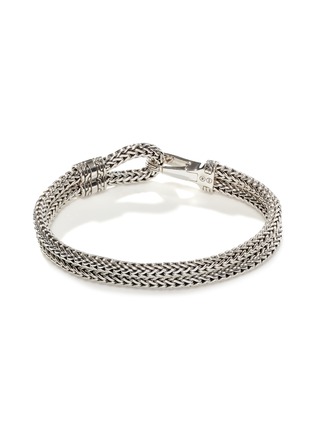 Detail View - Click To Enlarge - JOHN HARDY - Classic Chain Silver Double Chain Bracelet — Size UL