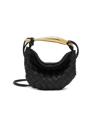 BOTTEGA VENETA Mini Loop Laminated Leather Shoulder Bag for Women
