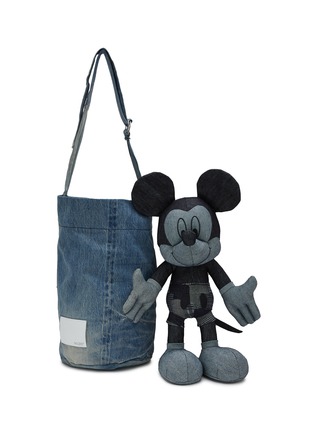 Main View - Click To Enlarge - WASHI - Mikimono Denim Bag and Mickey Plush