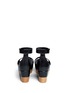 Back View - Click To Enlarge - STELLA MCCARTNEY - Ankle strap flatform sandals