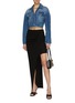 Figure View - Click To Enlarge - VERSACE - Cropped Denim Jacket