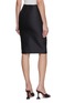 Back View - Click To Enlarge - VERSACE - Wool Silk Pencil Skirt