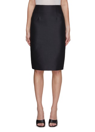 Main View - Click To Enlarge - VERSACE - Wool Silk Pencil Skirt