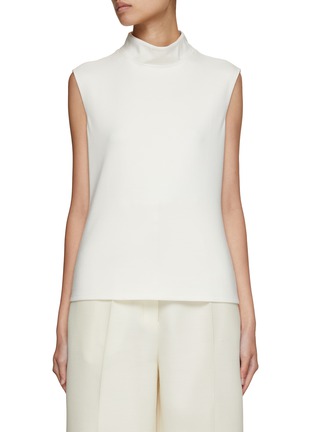 Main View - Click To Enlarge - THEORY - Sleeveless Mock Neck Knit Top
