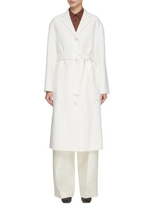Main View - Click To Enlarge - THEORY - Belted Wool Cashmere Coat