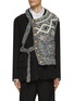Main View - Click To Enlarge - KHOKI - Asymmetric Button Hand Knit Shirt