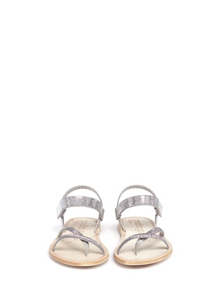 Figure View - Click To Enlarge - PEDRO GARCIA  - 'Ingrid' crystal embellished flat sandals