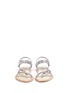 Figure View - Click To Enlarge - PEDRO GARCIA  - 'Ingrid' crystal embellished flat sandals