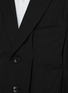  - KHOKI - Pleated Detail Notch Lapel Single Breasted Blazer