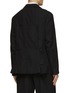 Back View - Click To Enlarge - KHOKI - Pleated Detail Notch Lapel Single Breasted Blazer