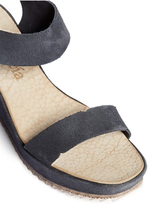 Detail View - Click To Enlarge - PEDRO GARCIA  - Fabiane suede wedge sandals