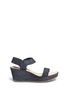 Main View - Click To Enlarge - PEDRO GARCIA  - Fabiane suede wedge sandals