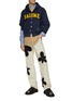 Figure View - Click To Enlarge - KHOKI - Patchwork Appliqué Chequered Shirt