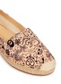 Detail View - Click To Enlarge - CHARLOTTE OLYMPIA - Esme inked print espadrilles