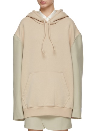 Main View - Click To Enlarge - MM6 MAISON MARGIELA - Tailored Sleeve Hoodie