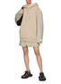 Figure View - Click To Enlarge - MM6 MAISON MARGIELA - Tailored Sleeve Hoodie