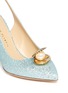 Detail View - Click To Enlarge - CHARLOTTE OLYMPIA - 'Desi pearl' sling-back pumps