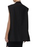 Back View - Click To Enlarge - MM6 MAISON MARGIELA - Oversize Single Breasted Blazer Vest